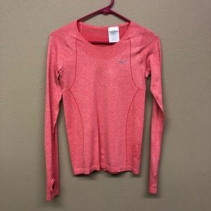 Nike Dri Fit long sleeve with thumb holes